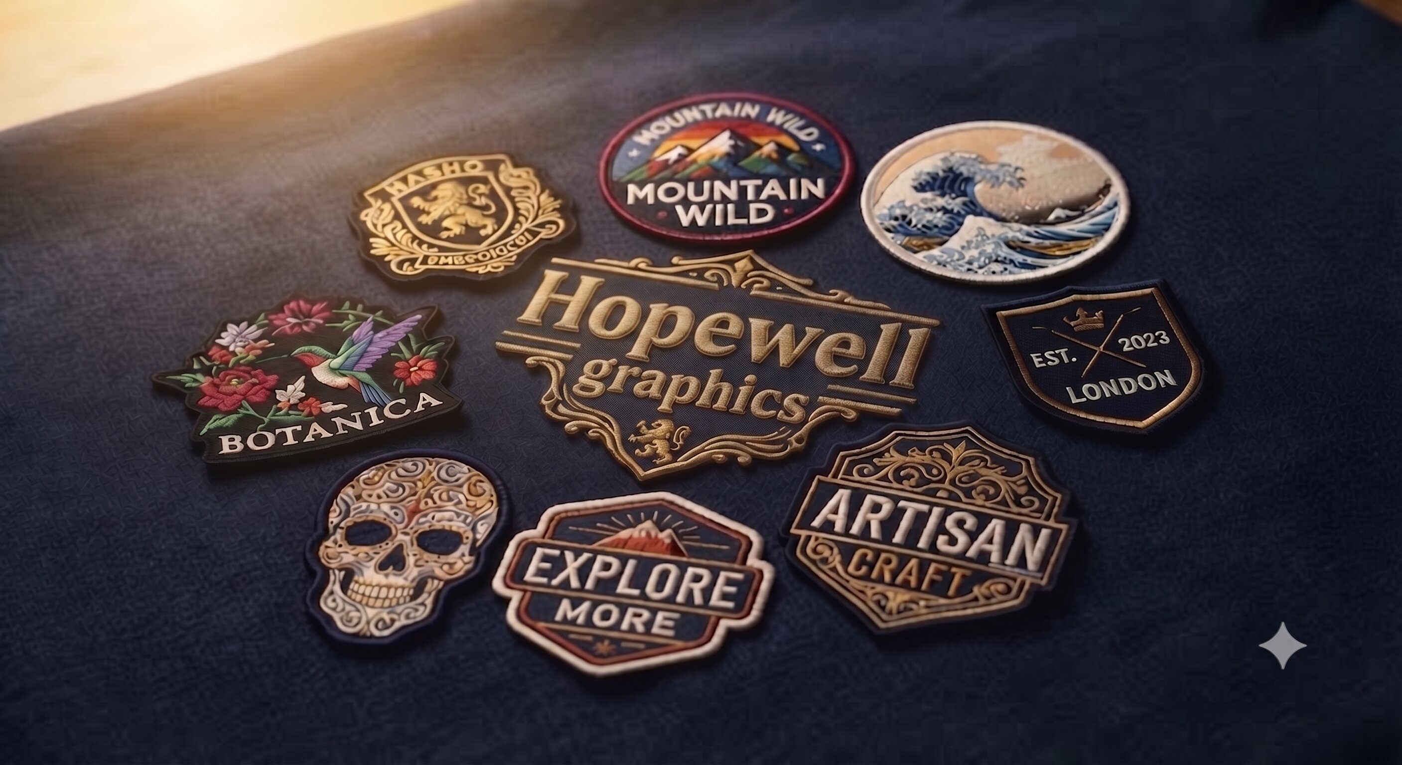 Hopewellgraphics - Premium Custom Embroidered Patches Collection